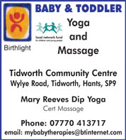 Baby & Toddler - Yaga and massage